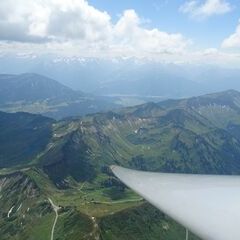 Flugwegposition um 12:10:02: Aufgenommen in der Nähe von Gemeinde Fontanella, Fontanella, Österreich in 2867 Meter